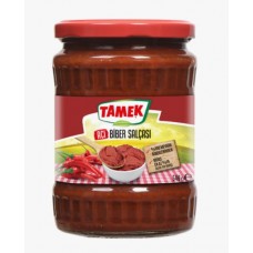 PEPPER PASTE HOT (BIBER SALCASI ACI) 580CC TAMEK (TURKISH)